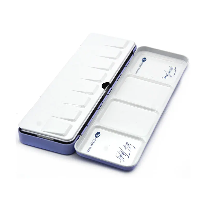 24 Watercolor Paint Palette Set Empty Watercolor Tin Box Palette Tray Metal Paint Case Portable Paint Box Palette Travel Tins