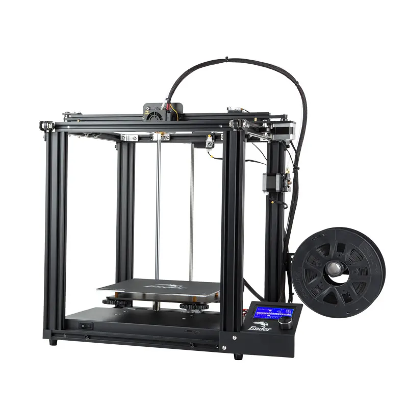2019 new Creality Ender 5 performance 3D Printer with Resume Printing Brand Power Supply CoreXY Cube Frame, 220x220x300mm