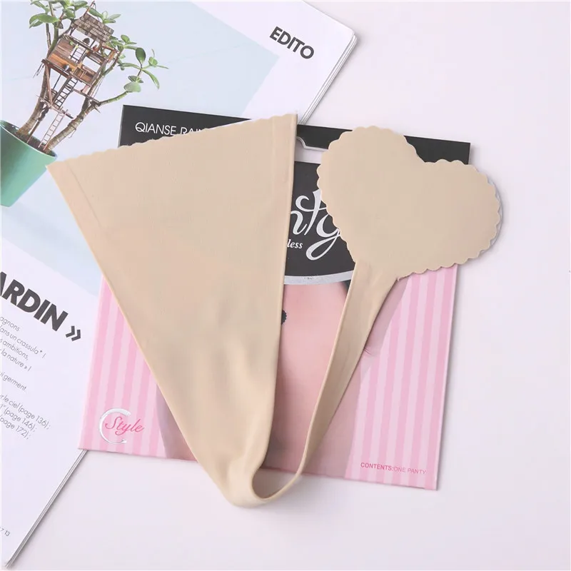 sexy women no more panty lines silicone adhesive sexy panties C string for panties for women