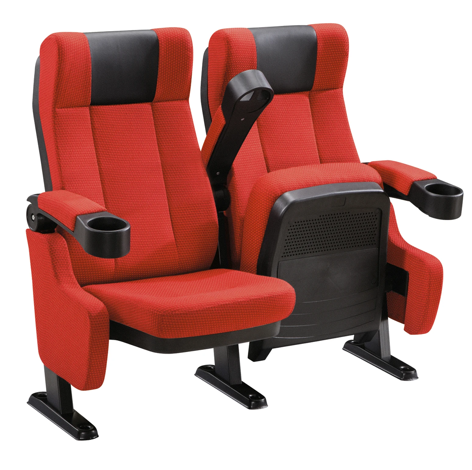 2022 Used in theater cinema lecture conference hall slow return folding vip auditorium chairs seats with writing table