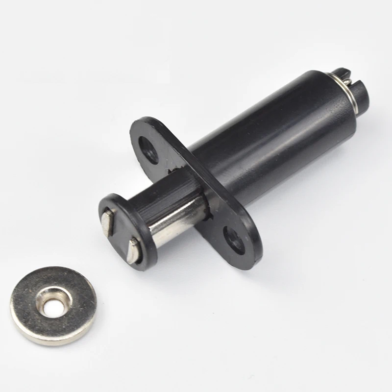  XK814-1 Black Door Stopper Magnetic Cabinet Catches Brackets Glass Clamps Closer For Kitchen Cupboard Furniture