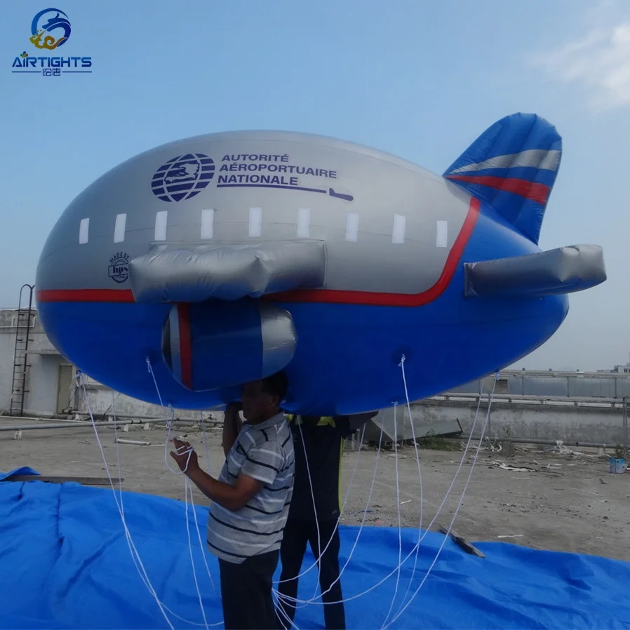 Factory Good Price Helium Air Ship Planes huge inflatable Blimps for advertising