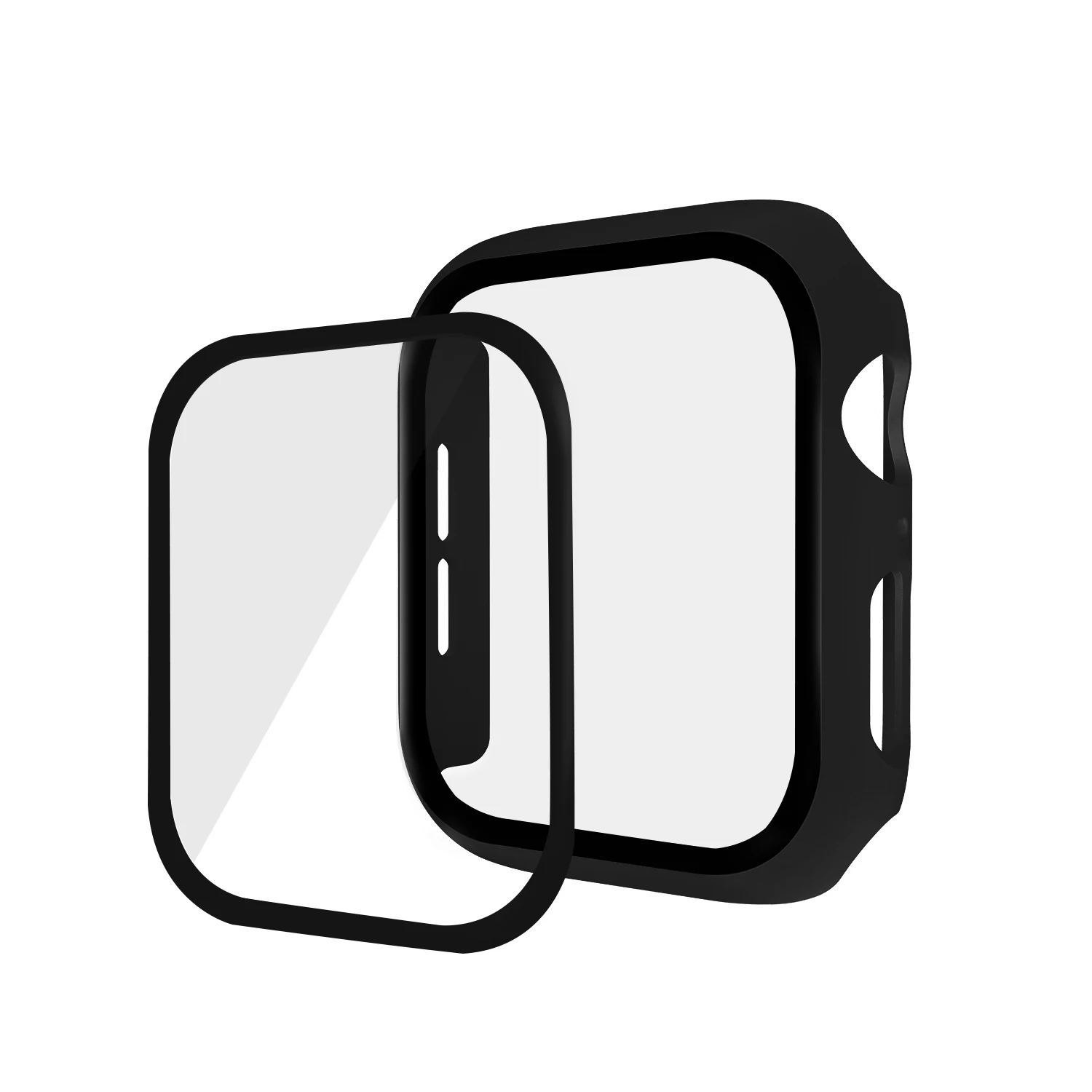  Чехол для часов с полным покрытием 3D стеклянная Защита экрана Apple Watch серии 1 2 3 4 5 6 SE чехлы iwatch 38 40 42 44 мм