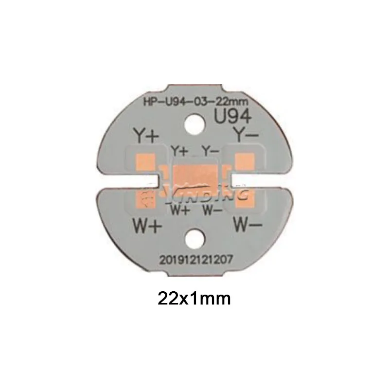 22X1MM 3570-6-core dedicated thermoelectric separation 20PCS/plate with 2-hole plate dedicated two-color copper substrate