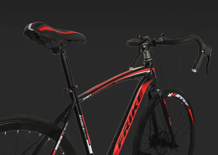 Source manufacturer  high-carbon steel road mountain bike adult 700C off-road racing road bike