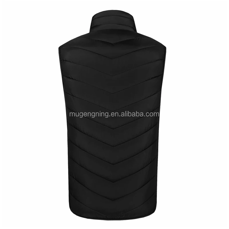 Wholesale custom 9 zone heating washable heating vest battery powered winter fashion ladies men heating vest