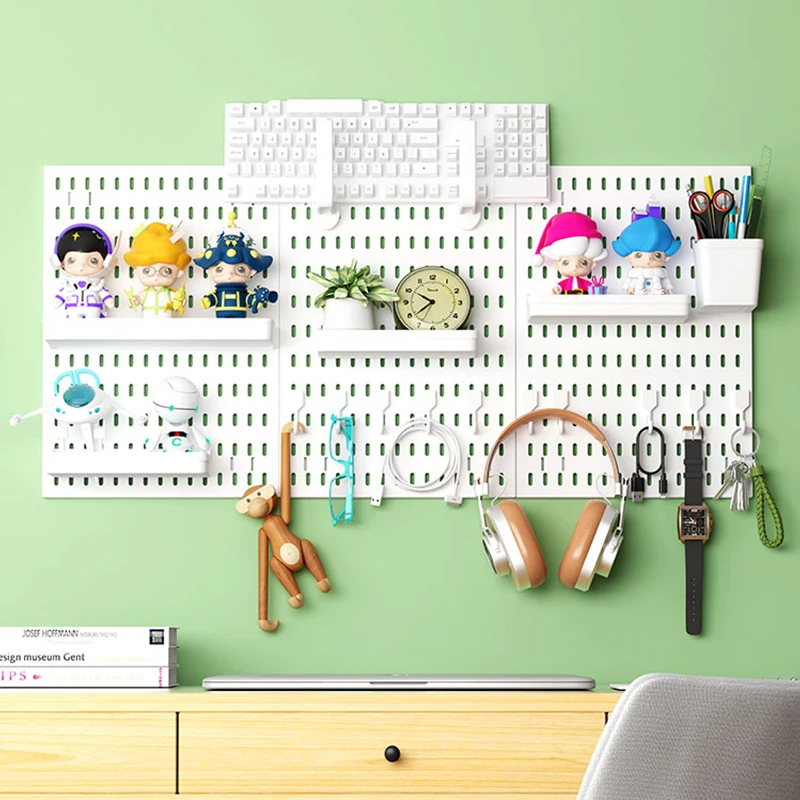 Customizable Dual-Tier Wall Trays Storage Stand Space-Saving Kitchen Organizer Spices Tools Exclusive Design Living Room Bag