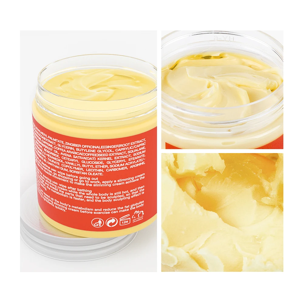 Hot Cream Slimming Fat Burn logo for Body Slim Tummy Gel