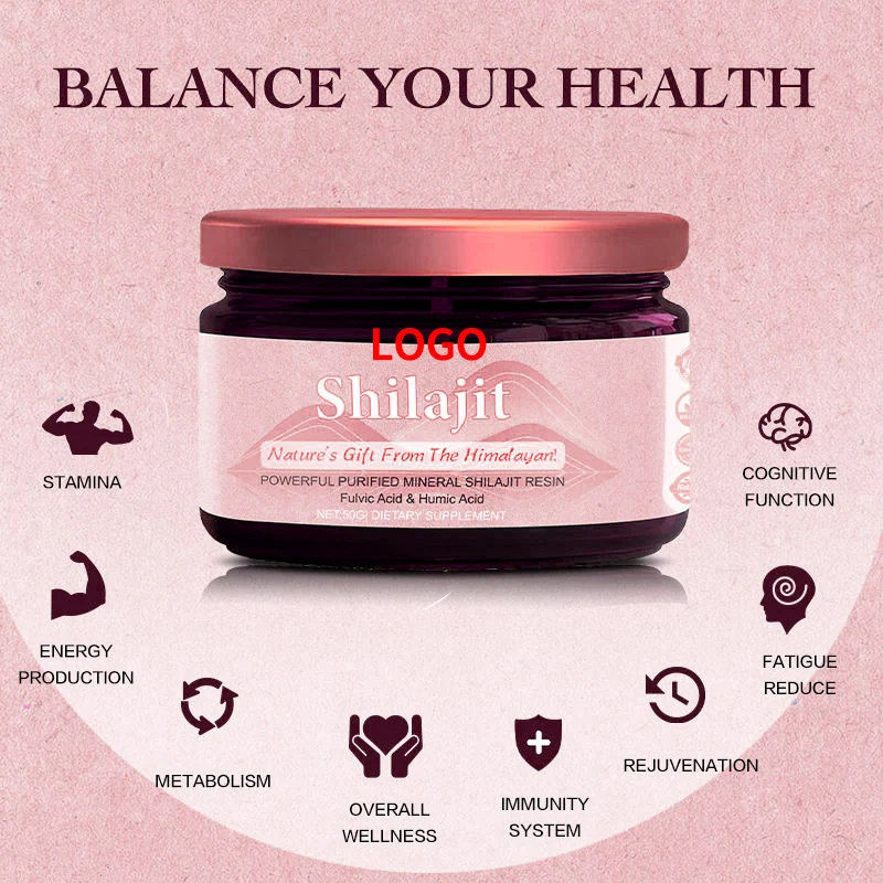Gold Grade 100% Pure Himalayan Shilajit with Fulvic Acid & 85+ Trace Minerals Complex for Energy & Immune Support