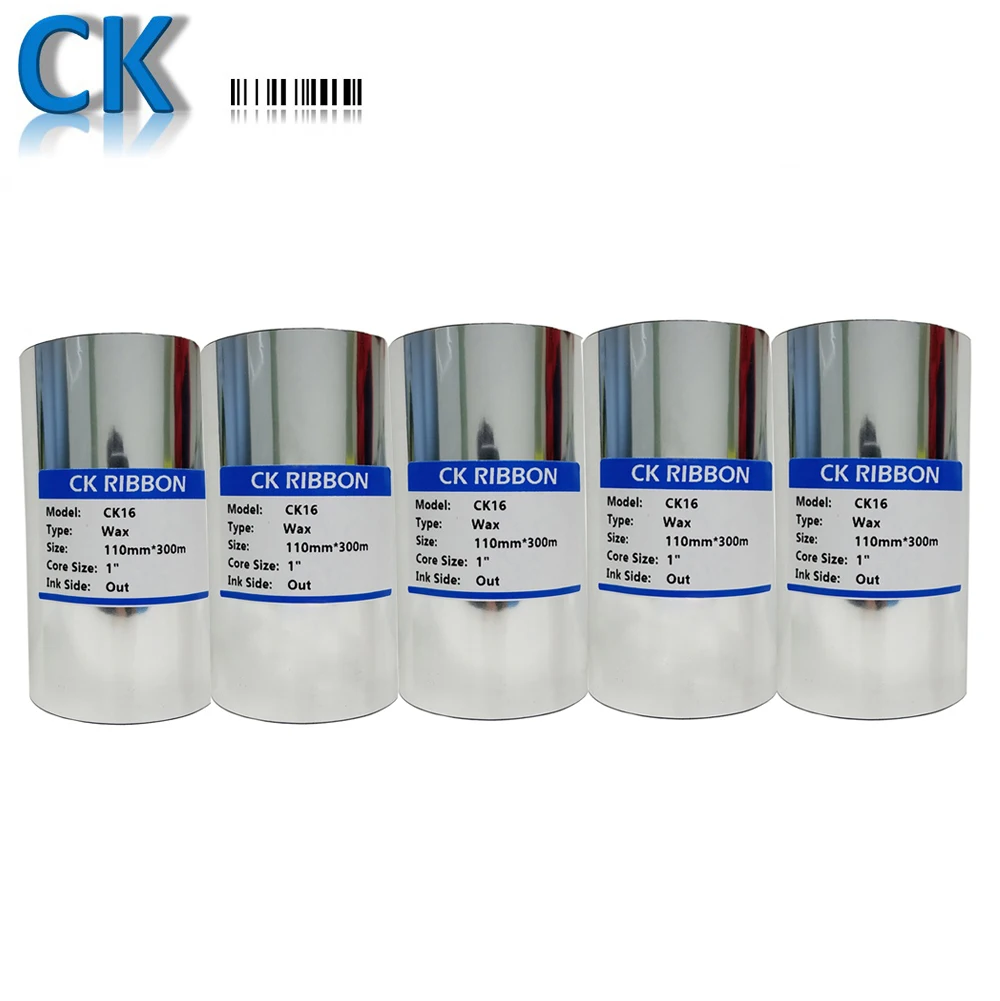 OEM Thermal Transfer Ribbon CK38 Premium Resin Thermal Transfer TTO Premium Resin Printer Ribbon For TTO Coding Machine