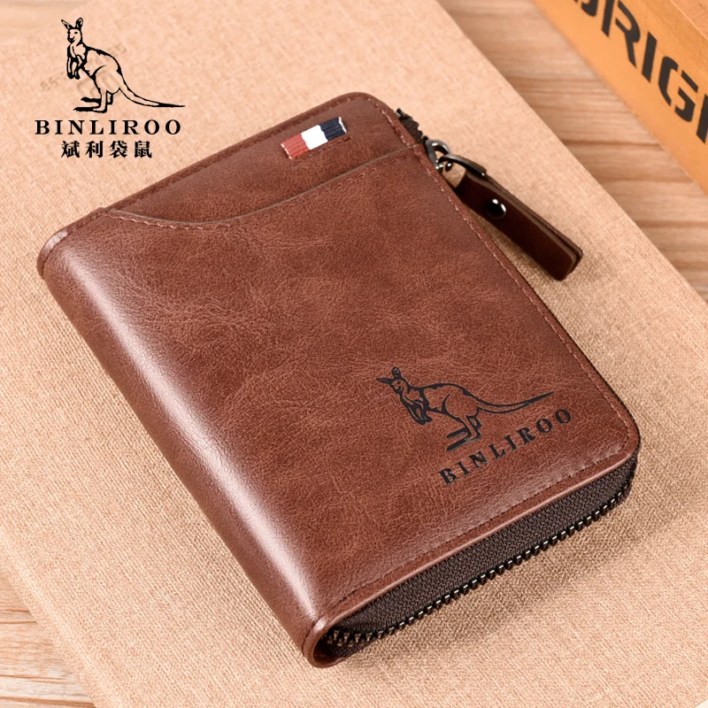 
Multi-functional multi-card PU leather driving license integrated retro leisure wallet for men 