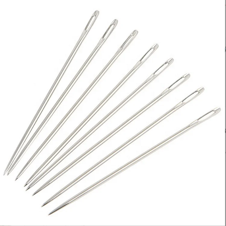 Household Hand Sewing Needle Book Binders Tapestry Needle With Long Eye