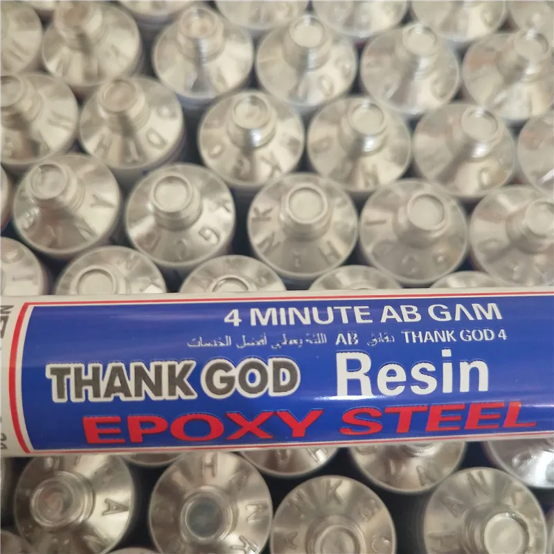 Embossing Logo Aluminum Tube Packing Bottom Filling AB Glue Sealant Aluminum Tube 50ml