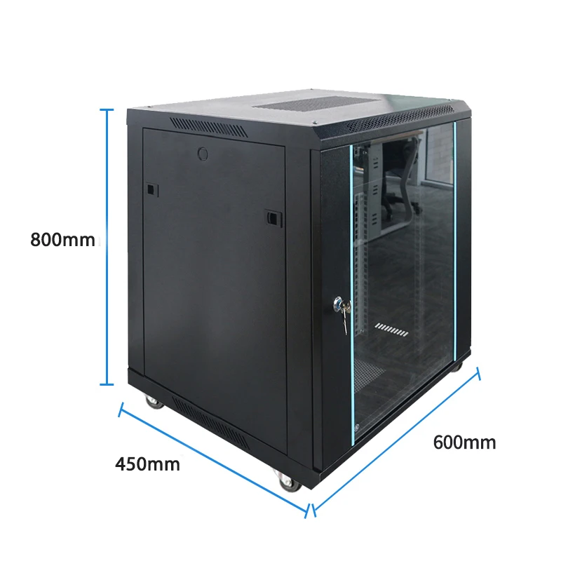 Wall Mount Data Center Network Cabinet Server Rack 15U Network Cabinet