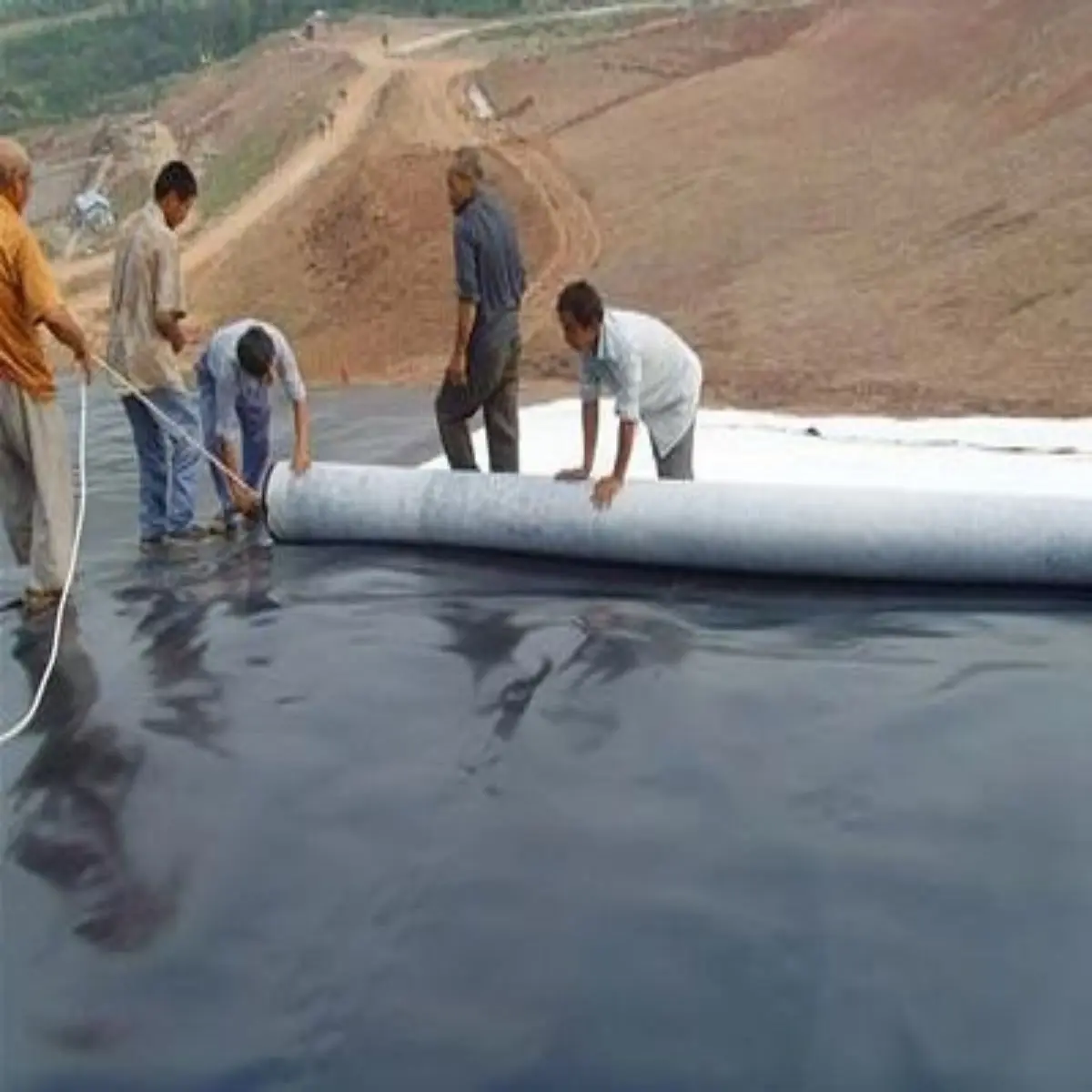 0 5 мм Hdpe лайнер лист ПВХ геомембранный Epdm Резиновый Пруд Лайнер Рыбная ферма