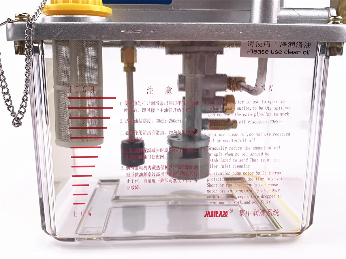 Miran MR-2202-3L Semi-automatic Lubrication Oil Pump for light industry and forging automation