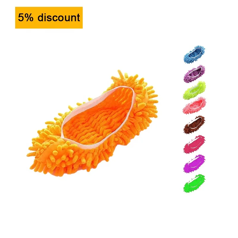 Sympathybag Factory Reusable Mop Slippers Floor Cleaning Washable Shoes Cover Soft Microfiber Dust Mops Mop Socks