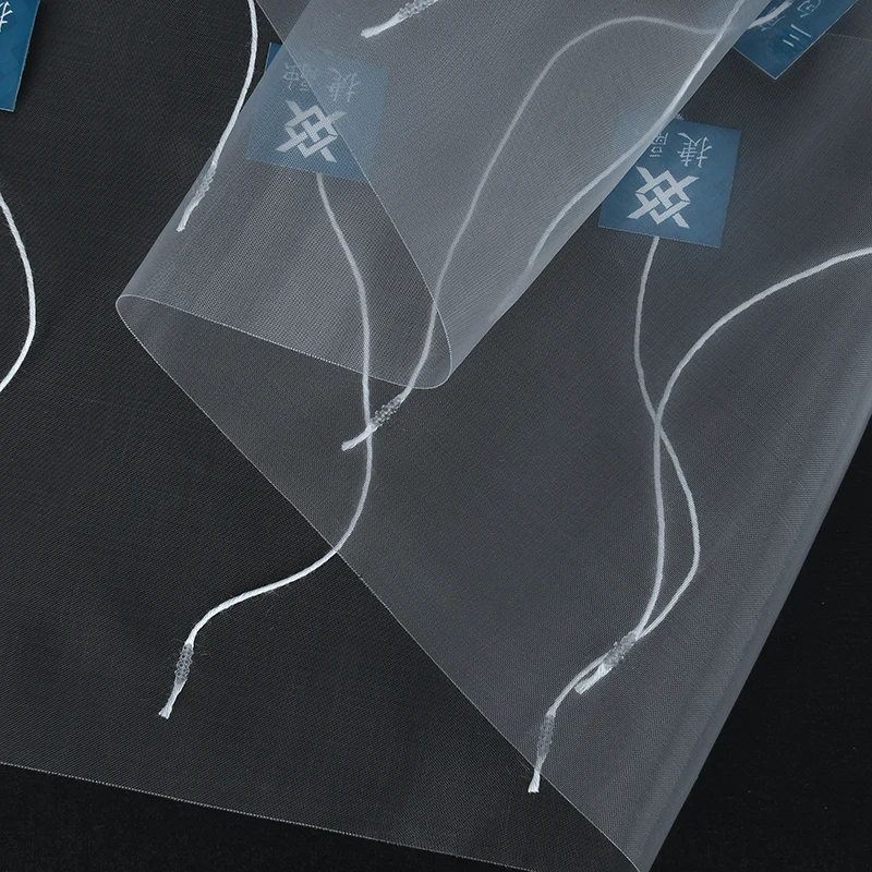 PLA Filter Mesh Roll  for triangle Tea bag packaging material with logo Biodegradable pyramid tea bag Roll with string tag