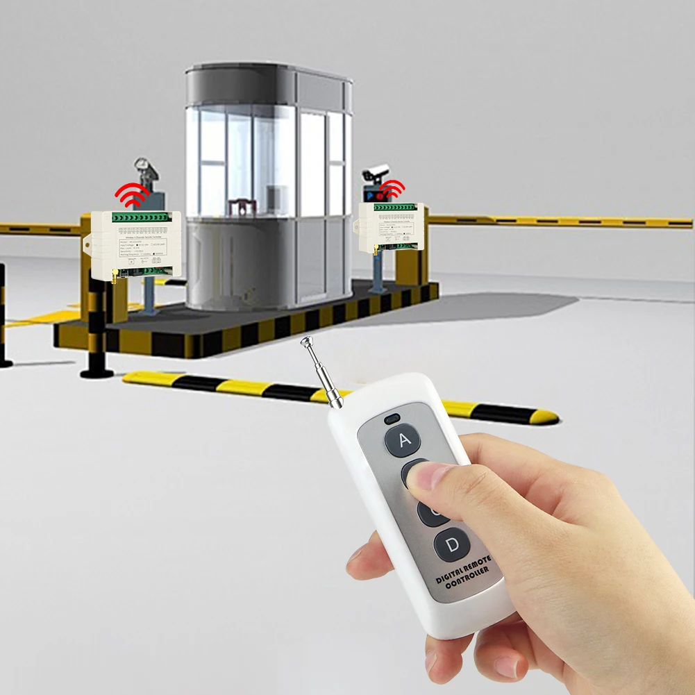 433mhz remote control receiver long distance remote control electronic receiver for lighting