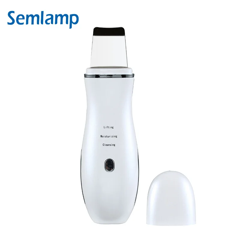 Pore Cleansing Scrubber Portable Skin Spatula Face Peeling Sonic Facial Ultrasonic Skin Scrubber Spatula