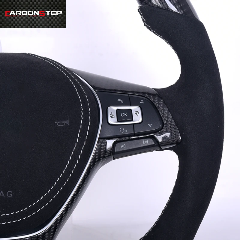 Carbon Fibre Steering Wheel Suitable For VW MK7 Lamando Scirocco Custom Wheels