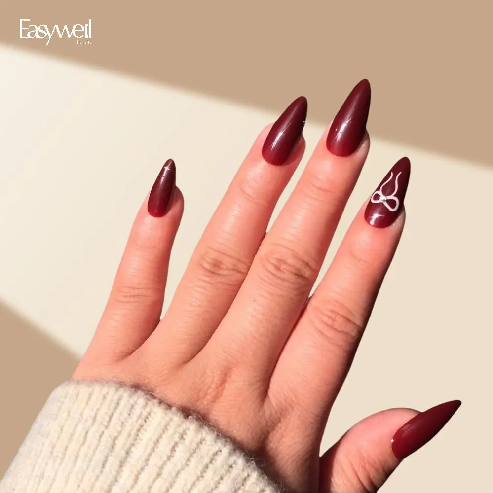 Hot selling 32 pcs false nails professional private label fake nails gel custom press on nails acrylic