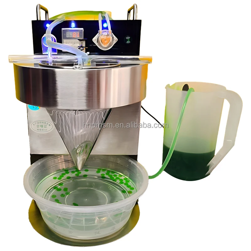 Popping Boba Making Machine With Premium Juice, Blueberry, Fruit Punch, and Multi-Flavor Boba Production Line for Bubble Tea