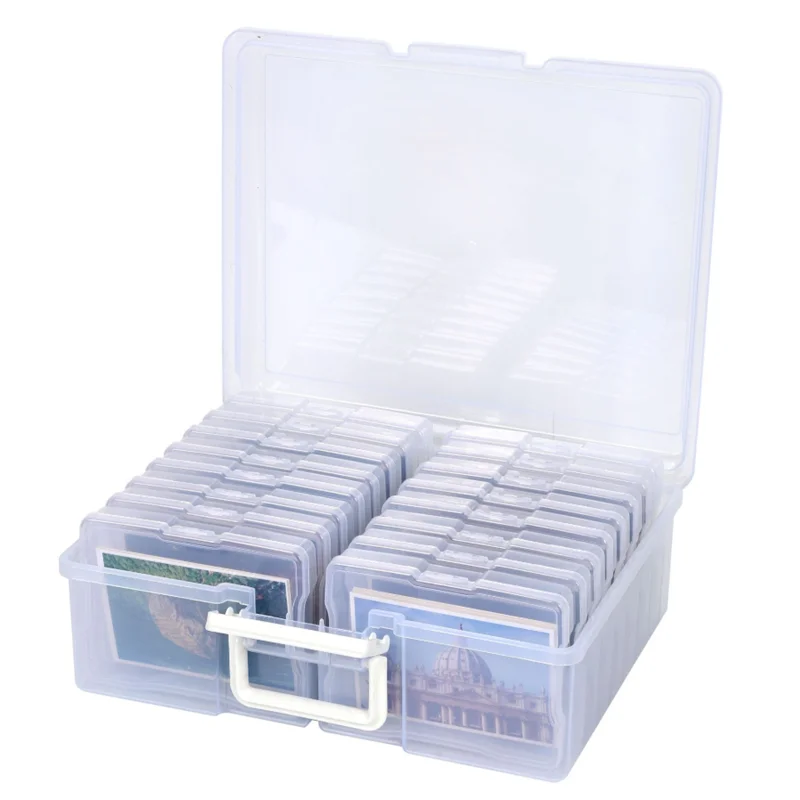 Photo and Craft Keep Storage Organizing Box with 16 individual photo cases