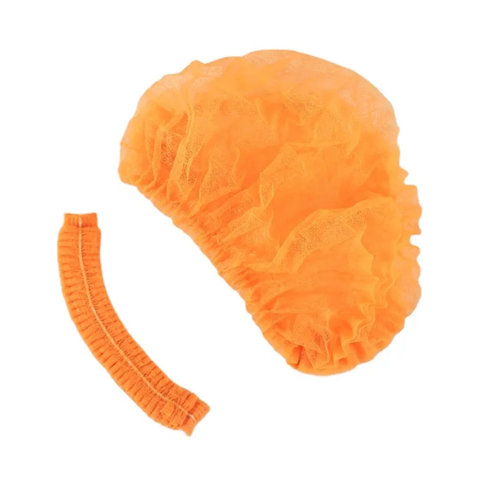 Food Processing Medical Hygiene Rule Disposable Cap Nonwoven Hair net Surgical Mob Clip Cap