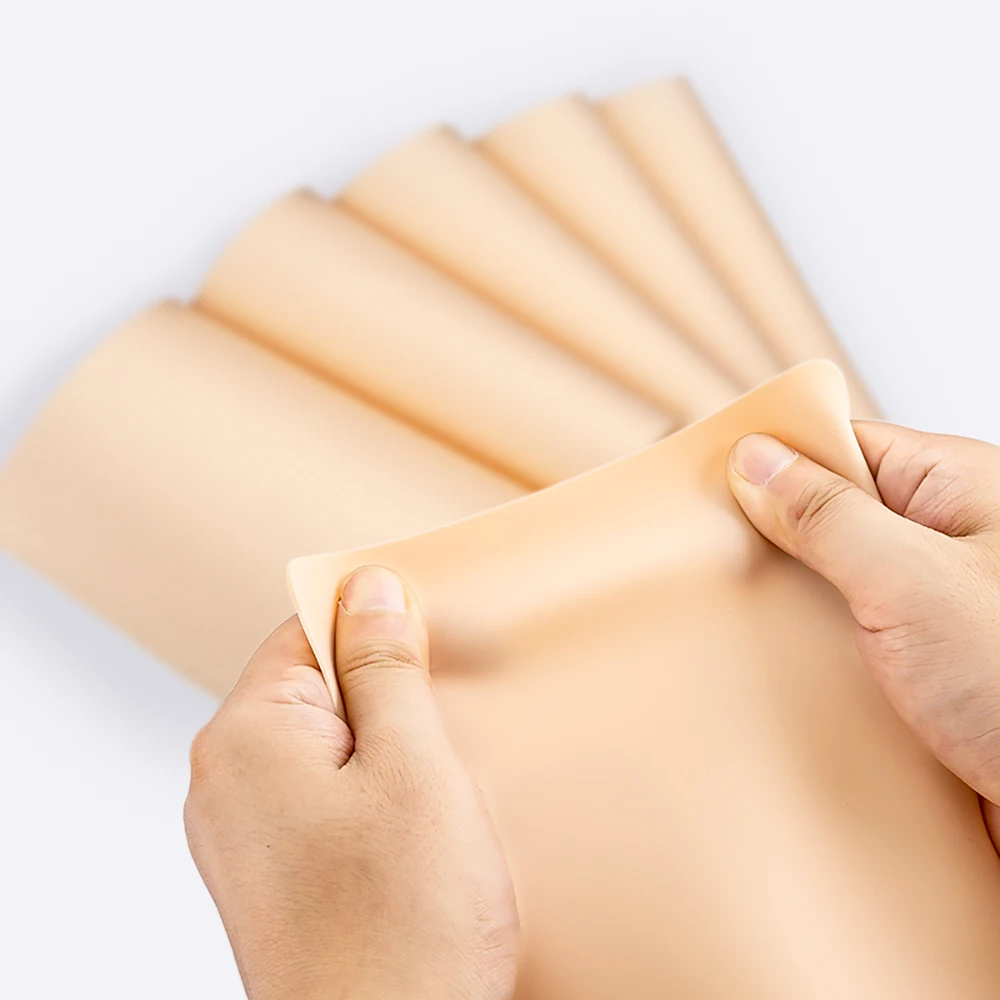 Wholesale Small Size Tattoo Skin Pad Eyebrow Practice 14*19 Training Tool Rubber Silicone PMU Beginner Latex for Tattoo Artists