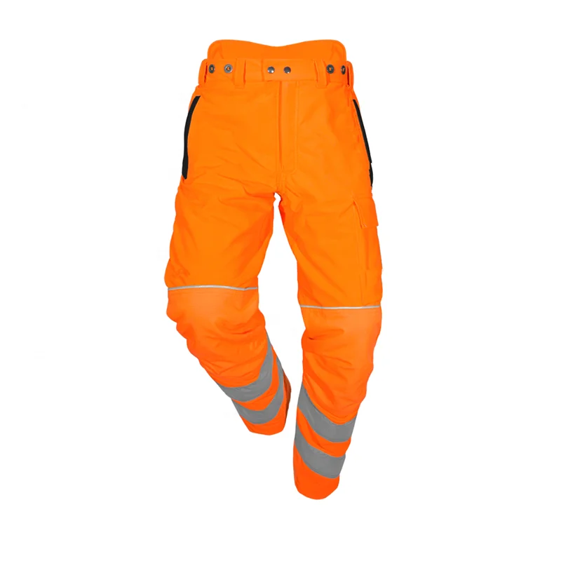 Wholesale Price High Quality Heavy Duty Knee Padded Work Trousers With Holster Pocket Chainsaw Pants Anti Cut Work Pants For Men