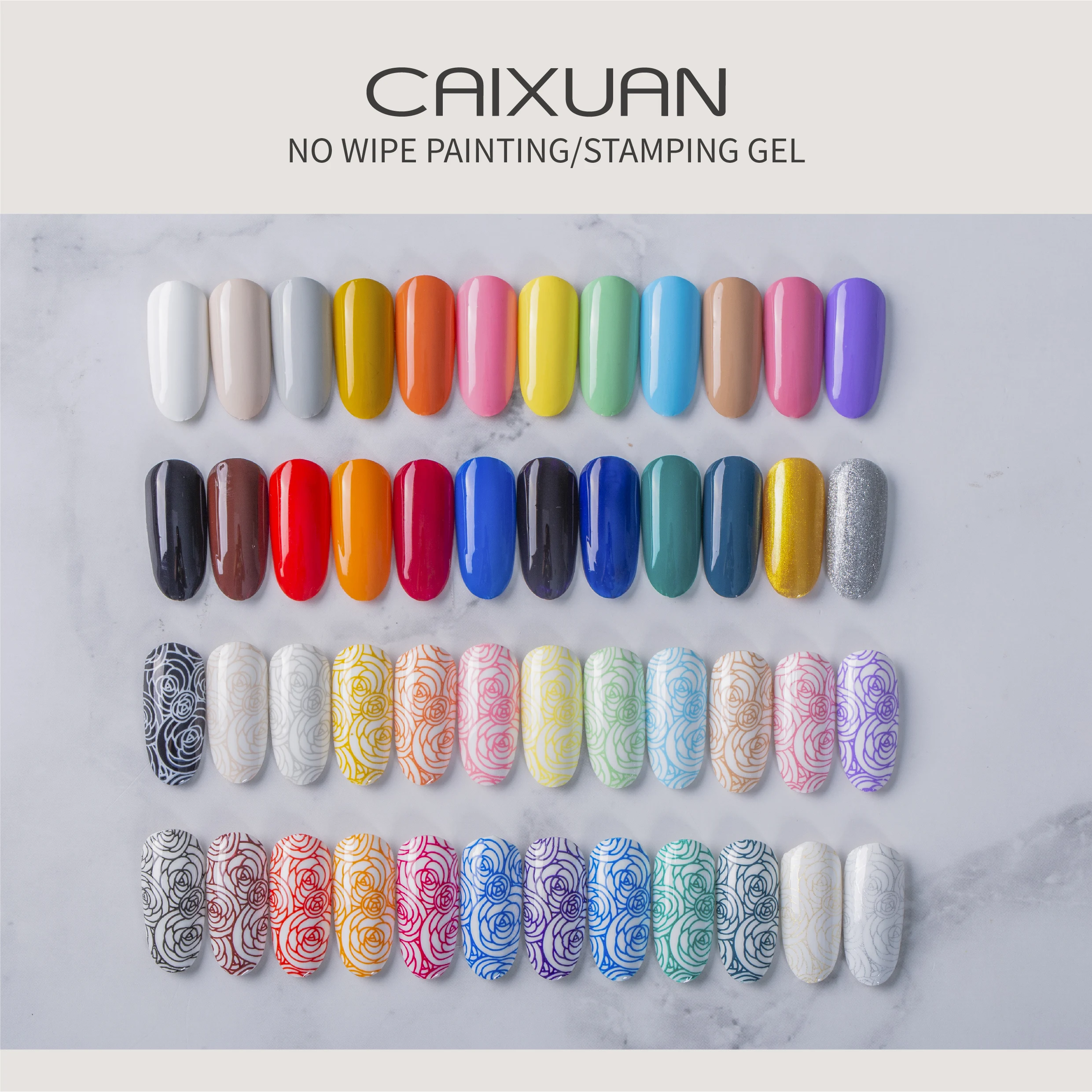 CX Beauty Color Painting Stamping Gel Professional Nail Art