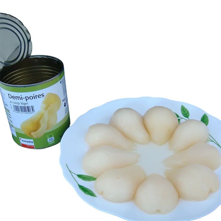 100% натуральный сладкий вкус свежие фрукты дешевые половинки консервированные Барлетт груша