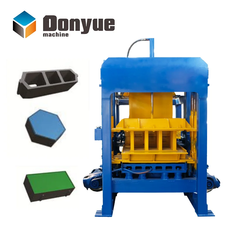 QT4-15 full Automatic hollow concrete interlock cement block machine brick making machinery