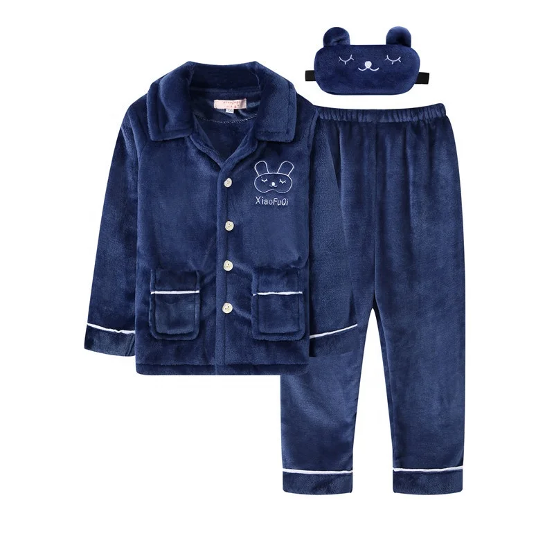 
Comfortable Flannel Thick Winter pajamas for children, pajamas cotton sleepwear 