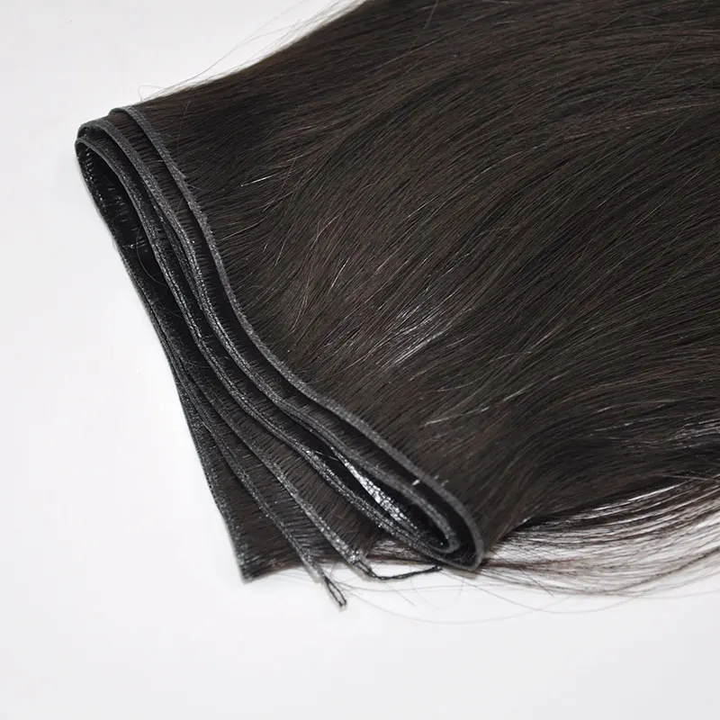 12A top quality russian hair virgin remy new genius weft human hair extensions