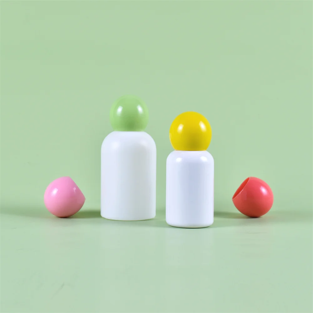 PP Smooth Screw Cap 18mm 20mm 24mm 28mm High Quality Plastic Ball Perfume Bottle Screw Cap For PET Bottle