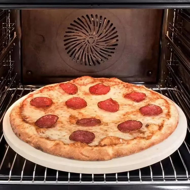 Baking Refractory Cordierite Pizza Stone Oven grill pan for Restaurant Home Kitchen