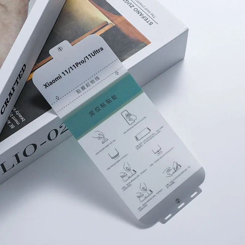 JJT Easy Installation Bubble Free Hydrogel Phone Screen Protector Tpu Film For Xiaomi Mix 4 Xiaomi 10 11 12 Huawei Mate 30 40 50