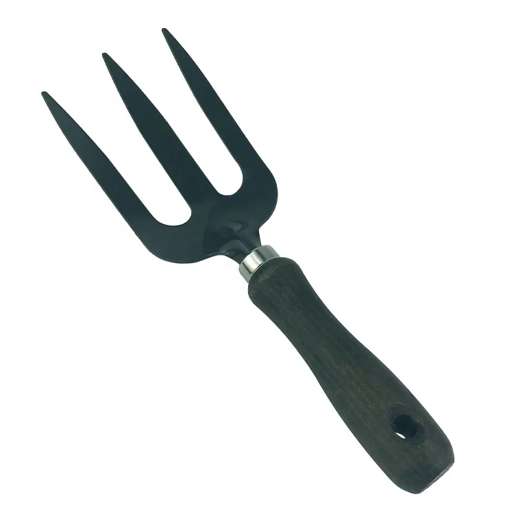 one99 3 Pieces Wooden Garden Tools Set Hand Trowel Hoe Fork