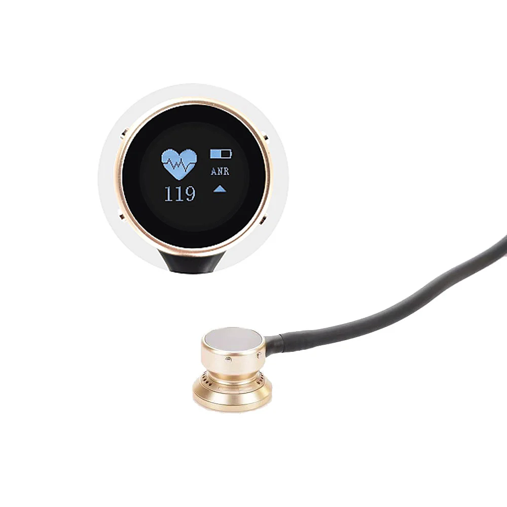 Stock selling Medical Rechargeable Electronic digital stethoscope for home used