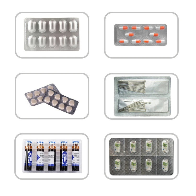 DPB-320 Flat-plate medical tablet blister packing machine