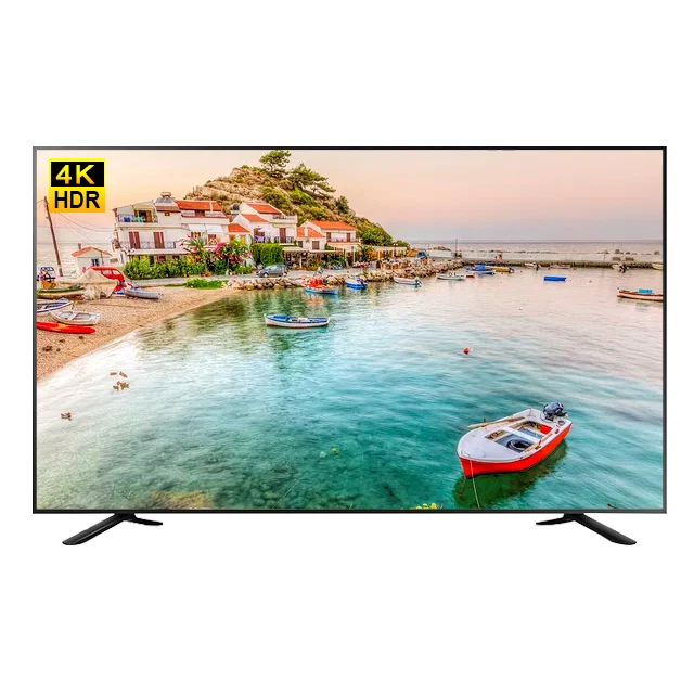  Пользовательский Сверхтонкий дисплей 32 40 50 55 65 75 дюймов телевизор 4K Smart TV
