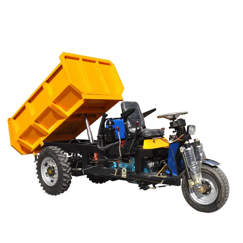 Multi-Used Mining Truck Diesel Cargo Tricycle / Diesel Engine Mini Dumper / Tricycle Mini Truck Dumper