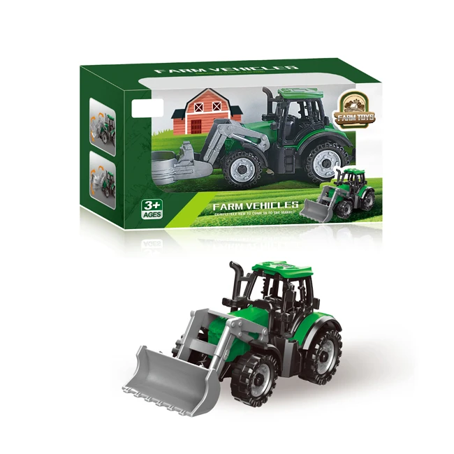 Friction tractor forklift model for kids plastic mini farm vehicle toy farm truck toys