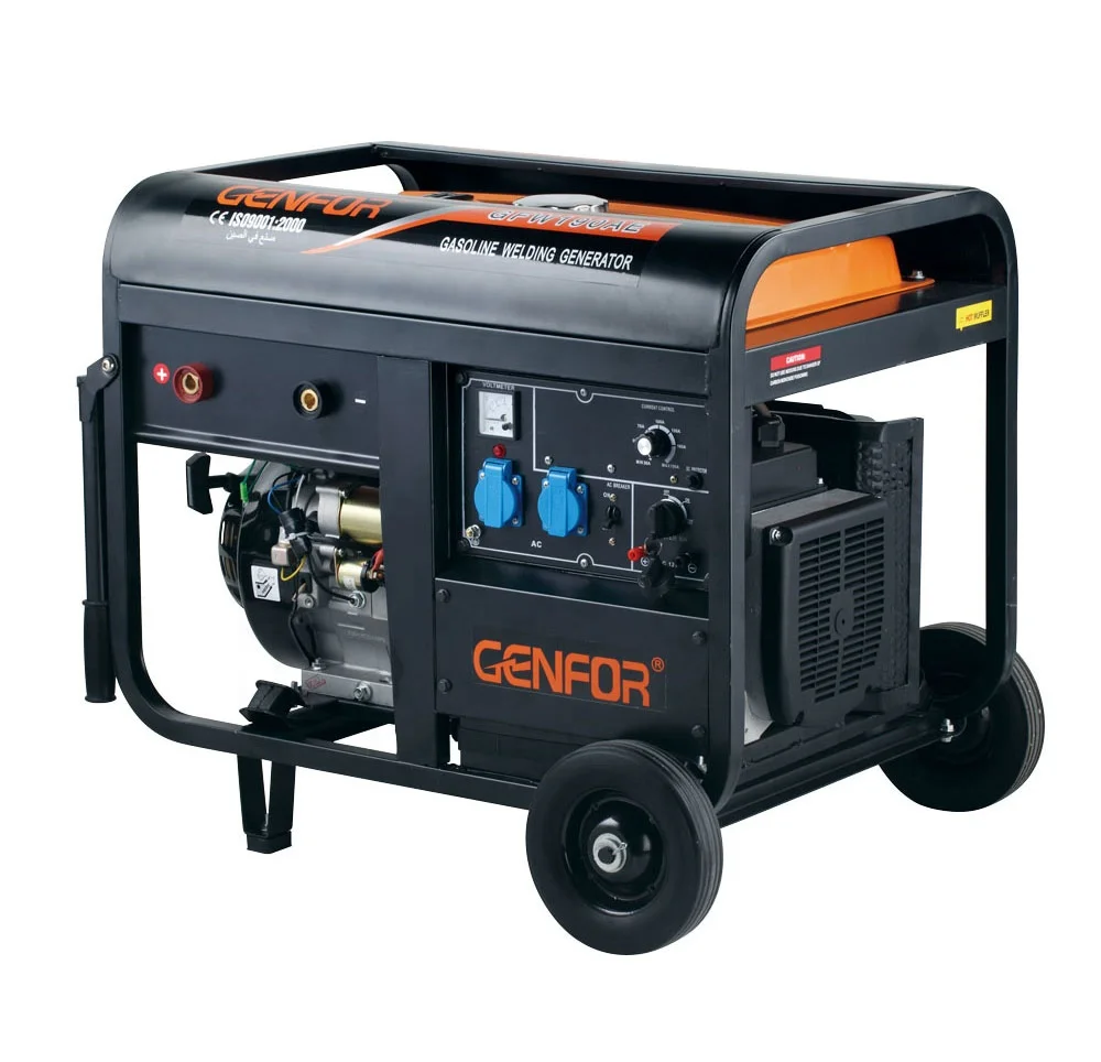 GENFOR  6KW 230A  60% duty cycle gasoline welder generator Welding machine AVR brush type