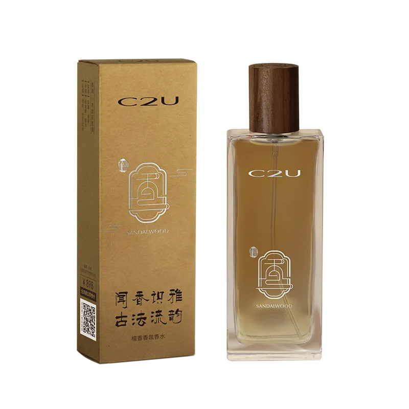 C2U Sandalwood Fragrance Perfume Neutral Woody Floral Notes Lasting Fresh Light Fragrance Wholesale