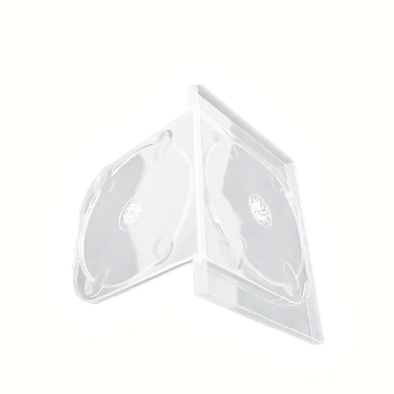 9mm Standard DVD Holder Case CD Jewel Case Double CD DVD Duplication Digital Plastic Packaging Case