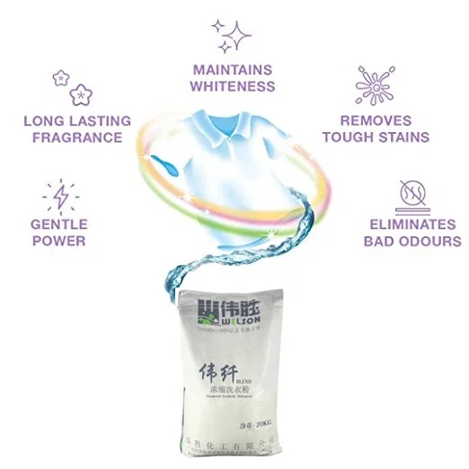 Commercial industrial laundry soap powder washing powder detergent for hotel hospital laundry use