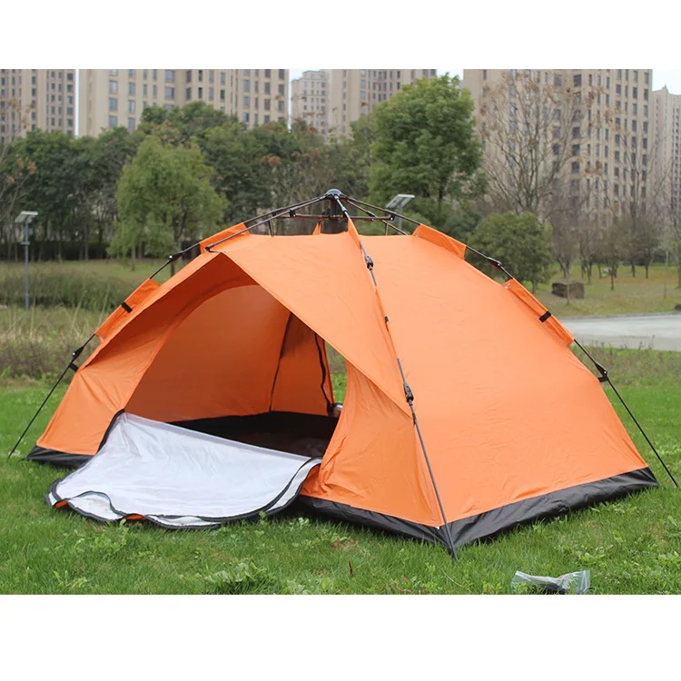 Outdoor Supplies Hotel Desert Beach 3-4 Person Travel Double Layer Automatic Camping Tent